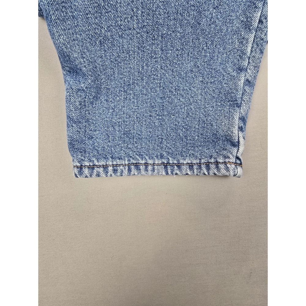 L.L. Bean Insulated Relaxed Fit Medium Wash Cozy Denim Jeans - Women's 16 M/T - Picture 6 of 13